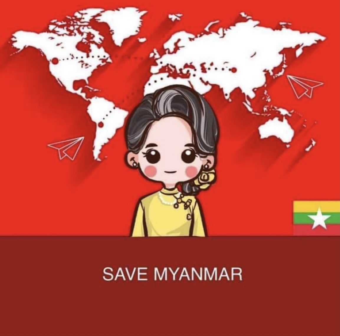 We Wont Forget 1st February 2021 

Please stand with the people of Myanmar. We don't want military leadership. It would be a huge setback and a serious blow to our democratic reforms in Myanmar.
 #Burma 
#SaveMyanmar #HelpUsAndSupportOurLeader #AungSanSuuKyi 
#Myanmar