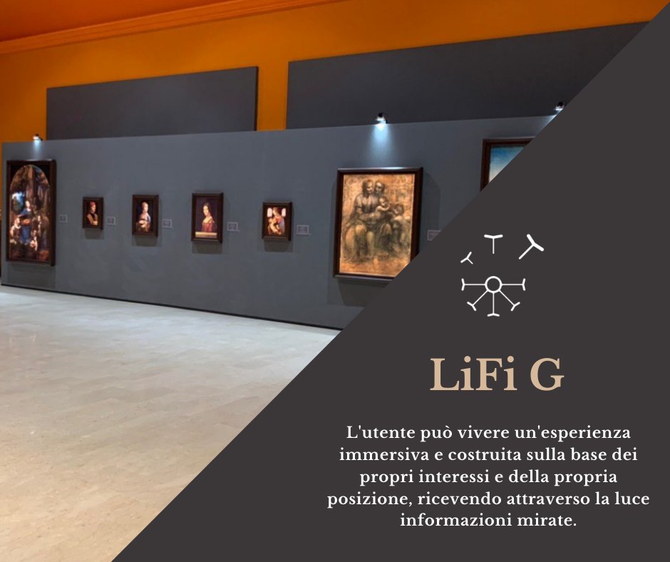 ToBe_srl's tweet photo. 💡 La soluzione #LiFiG consente di vivere un’esperienza geolocalizzata ed immersiva veicolando contenuti di prossimità.
▶️ Si abilitano così servizi di marketing di iper-prossimità, indoor-navigation.
Scopri di più: https://t.co/rqcXFPGaay
#LiFi #SeedingInnovation #GoToBe https://t.co/DII1153lmN