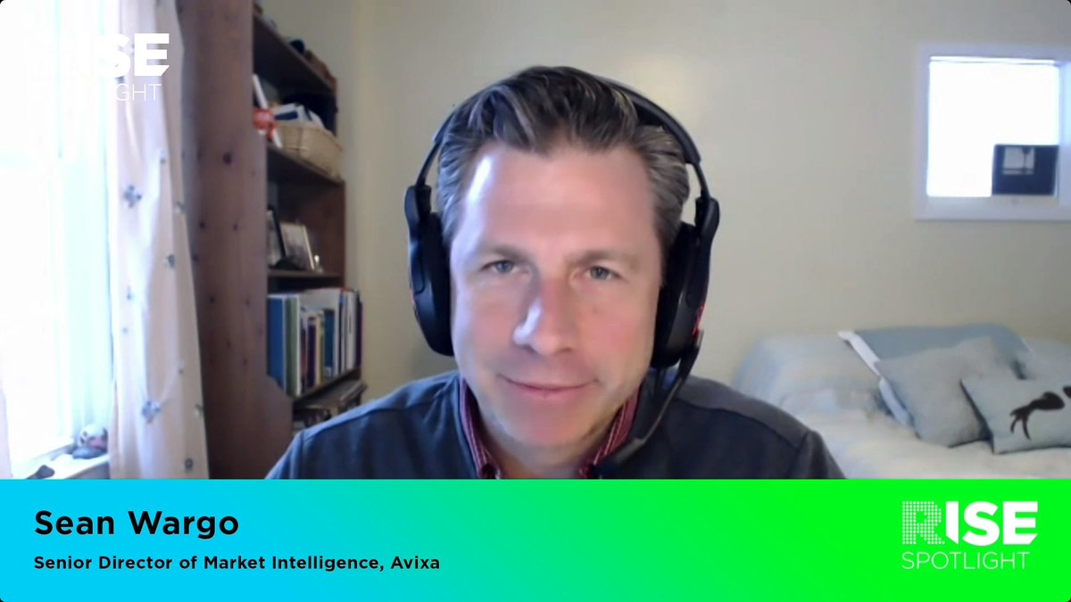 We’re kicking off with <a href="/zWargo1/">Sean Wargo</a>’s ‘<a href="/AVIXA/">AVIXA</a> Insights’ highlighting how the live events industry was hit in 2020 and what the recovery is expected to look like #RISESpotlight