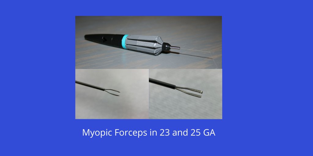 vortexsurgical's tweet photo. ACTU8 Myopic Forceps are 5mm longer than standard forceps. Very helpful in addressing the challenges of a myopic surgical candidate. Available in ILM and Tewari T2 patterns - for more information: https://t.co/kUC3UjNZ3l #vortexfamily #myopicforceps https://t.co/JKp39t4ZFH