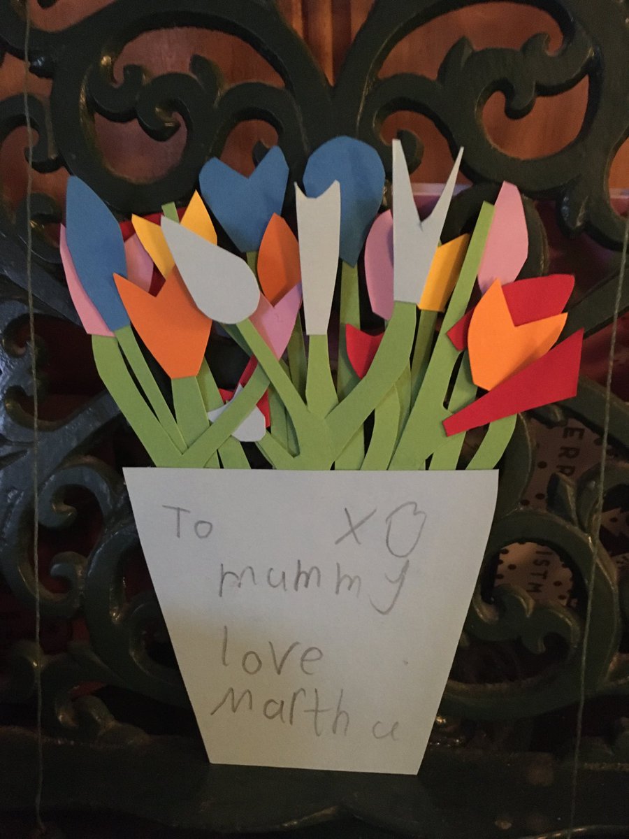 Annchevy1's tweet photo. When your little girl who has been feeling poorly brings you something she’s made to say she loves you, it makes everything worthwhile.  It’s beautiful, just like you my little Martha Grace xx @AlbertPyeRavens https://t.co/TEGfsjpVfp