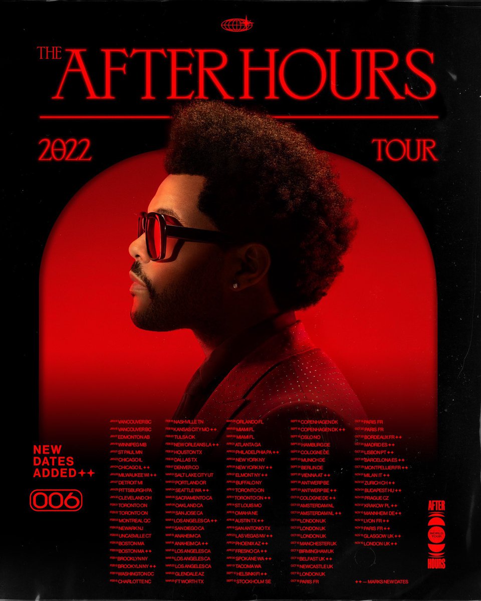 XXL's tweet image. THE WEEKND
WORLD TOUR
2022