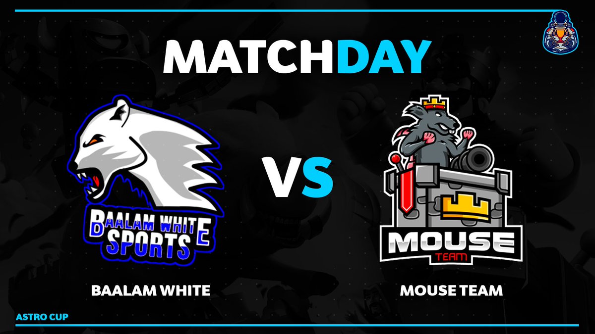 Astro CUP (@astrocup1) on Twitter photo Cuartos de Final ❗❗
El último semifinalista se define con el partido de hoy entre :
<a href="/BaalamWhiteMX/">Baalam White Sports</a> 🆚️ <a href="/MouseTeam_/">Mouse Team</a>
🕰8 p.m. 🇲🇽 9 p.m. 🇵🇪 11 p.m. 🇦🇷
Gran encuentro que estará lleno de emociones Cuartos de Final ❗❗
El último semifinalista se define con el partido de hoy entre :
<a href="/BaalamWhiteMX/">Baalam White Sports</a> 🆚️ <a href="/MouseTeam_/">Mouse Team</a>
🕰8 p.m. 🇲🇽 9 p.m. 🇵🇪 11 p.m. 🇦🇷
Gran encuentro que estará lleno de emociones