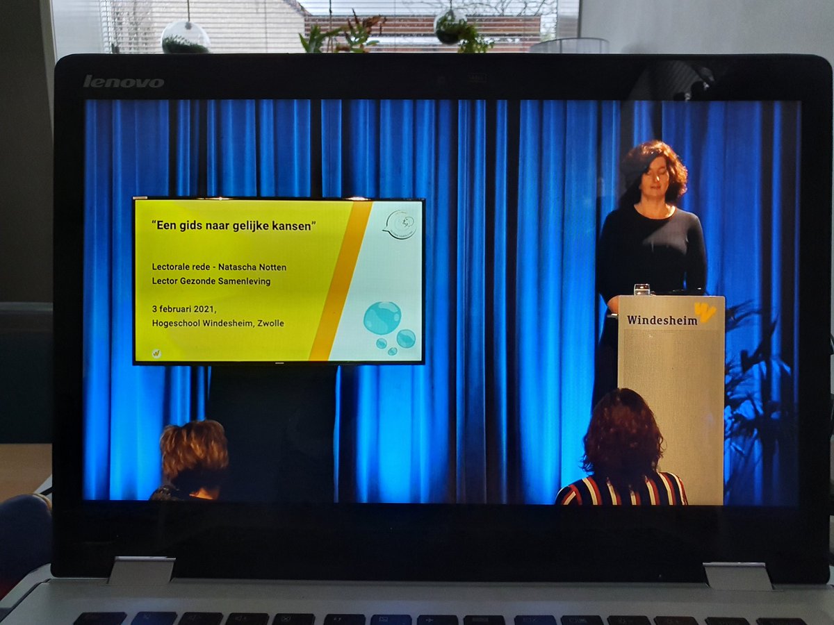 Lectorale rede <a href="/nnotten/">Natascha Notten</a> over gelijke kansen op een gezonde sociale en fysieke leefomgeving.