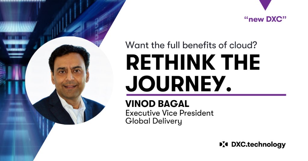 DXC Cloud (@dxc_cloud) on Twitter photo Every enterprise should look at public #cloud as part of its overall technology footprint. <a href="/ITechknowledgy/">Vinod Bagal</a>, our Executive VP of Global Delivery, explains why and how: dxc.to/3oBvJa1 Every enterprise should look at public #cloud as part of its overall technology footprint. <a href="/ITechknowledgy/">Vinod Bagal</a>, our Executive VP of Global Delivery, explains why and how: dxc.to/3oBvJa1