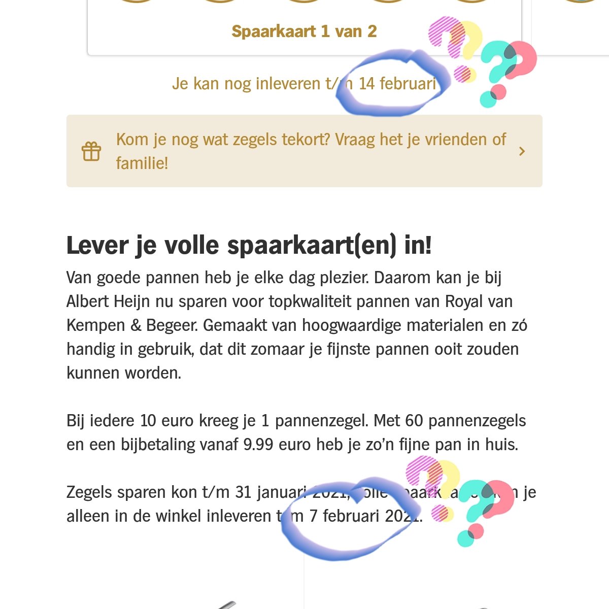 Magical525's tweet photo. Hey @albertheijn … welke is het? Of hebben jullie spontaan super haast om het af te ronden? https://t.co/o2K9F6149K