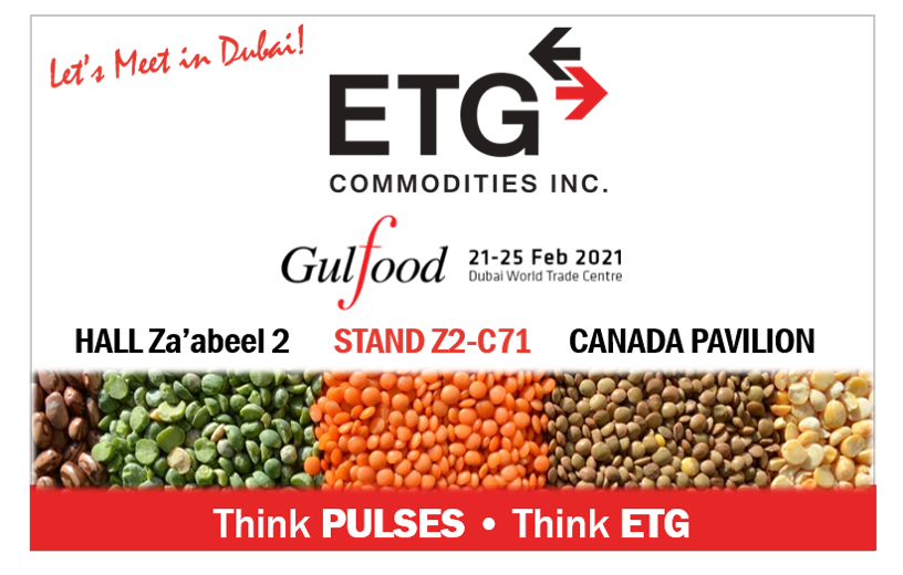 ETGNorthAmerica's tweet photo. ETG is ready to welcome you @Gulfood from Feb 21-25th. Meet the @ETG_Canada team, create new opportunities & discover our diverse range of quality products including #RedSplitlentils, #YellowSplitPeas, #GreenSplitPeas, #RedLentils, #Greenlentils & more!
https://t.co/4uroFCkvGv https://t.co/JTgnFw9eof