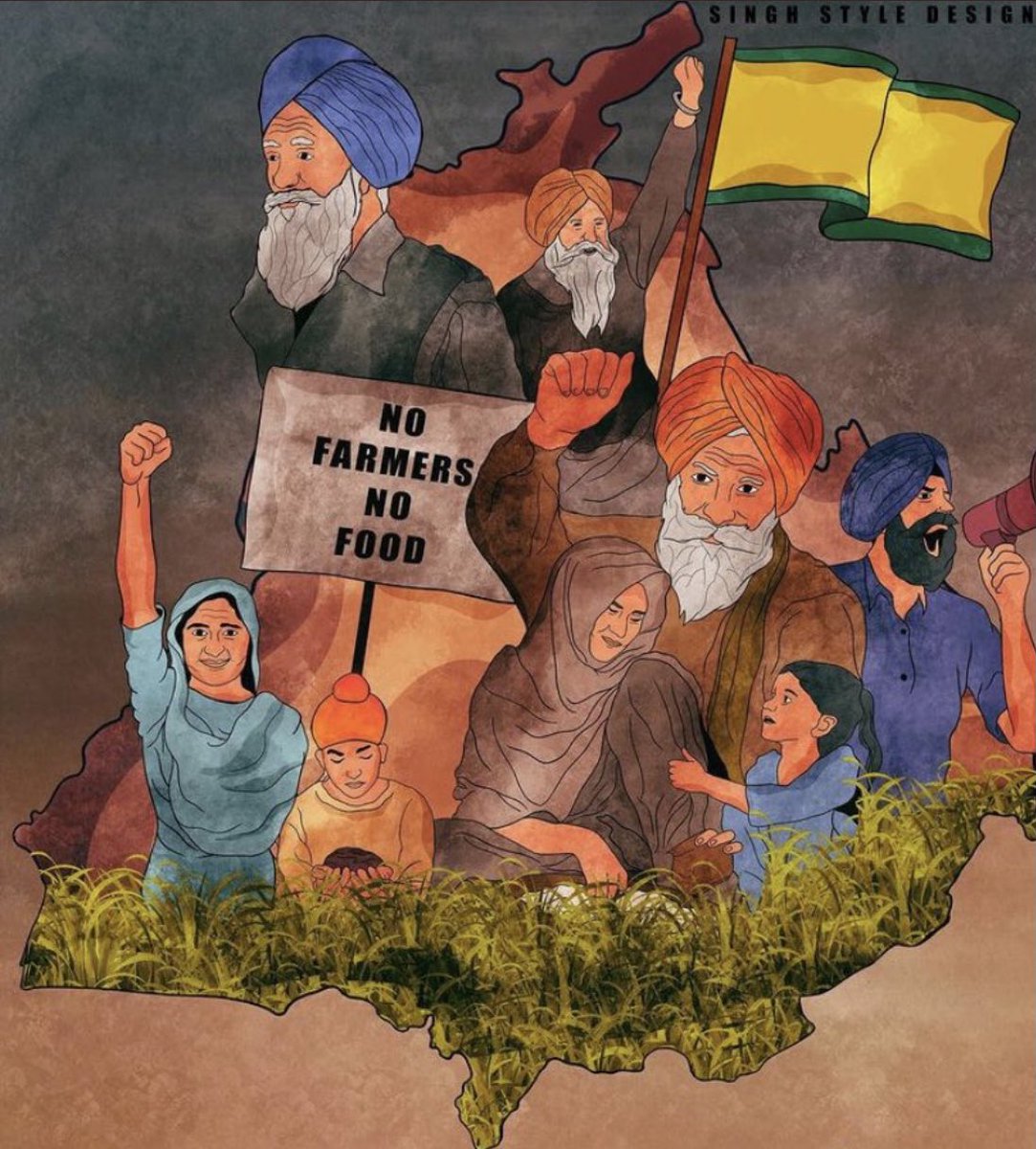 HARJITSONI's tweet photo. #FarmersProtest https://t.co/lezZgRtzQA