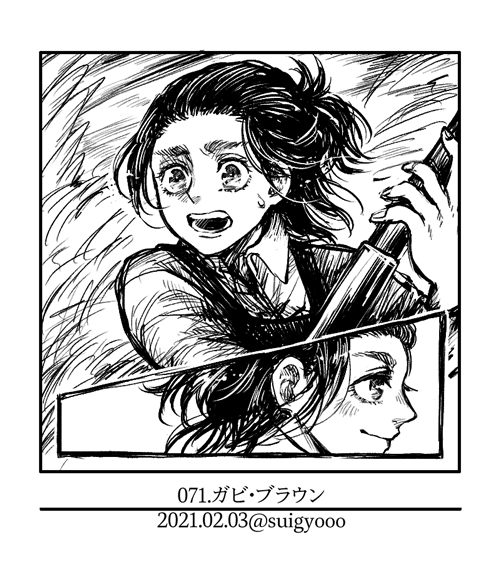 進撃キャラ絵100枚チャレンジ を含むマンガ一覧 古い順 2ページ ツイコミ 仮