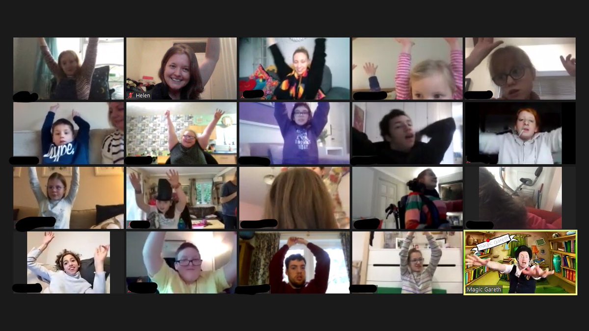 Fab Zoom session with Magic Gareth!