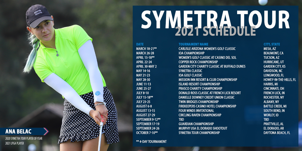 EpsonTour's tweet photo. IT'S HERE! 👏
Check out the 2021 #Road2LPGA Schedule⬇️ https://t.co/8Olx5s025z