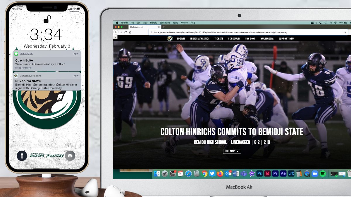 Welcome to #BeaverTerritory, <a href="/colton_hinrichs/">Colton Hinrichs</a>!

#G21NDTHEAXE