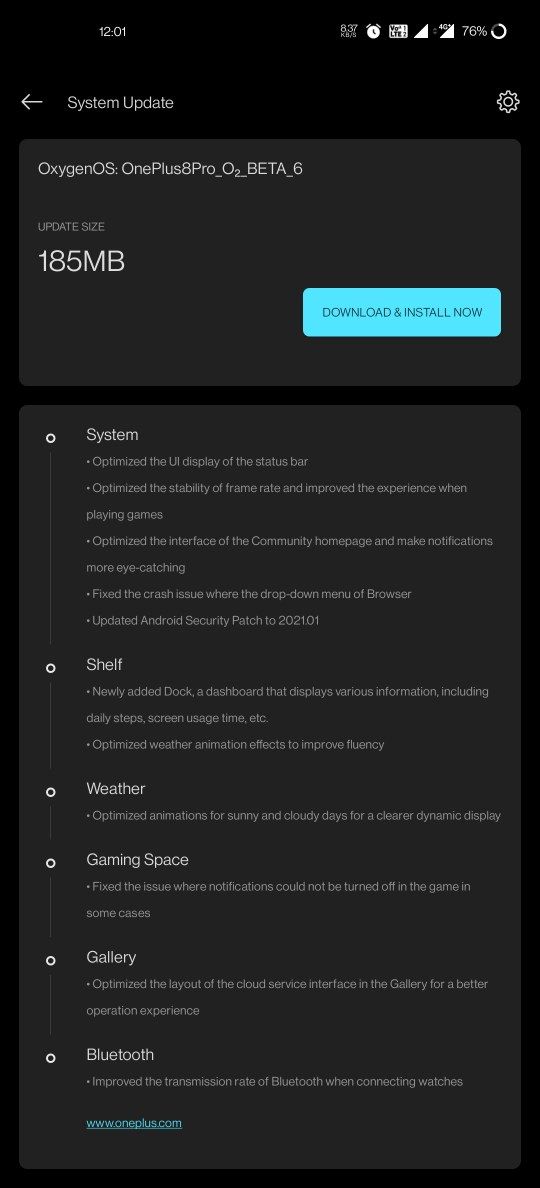 OnePlusClub's tweet image. Oxygen OS 11 Open Beta 6 released for OnePlus 8 and 8 Pro

#OxygenOS11