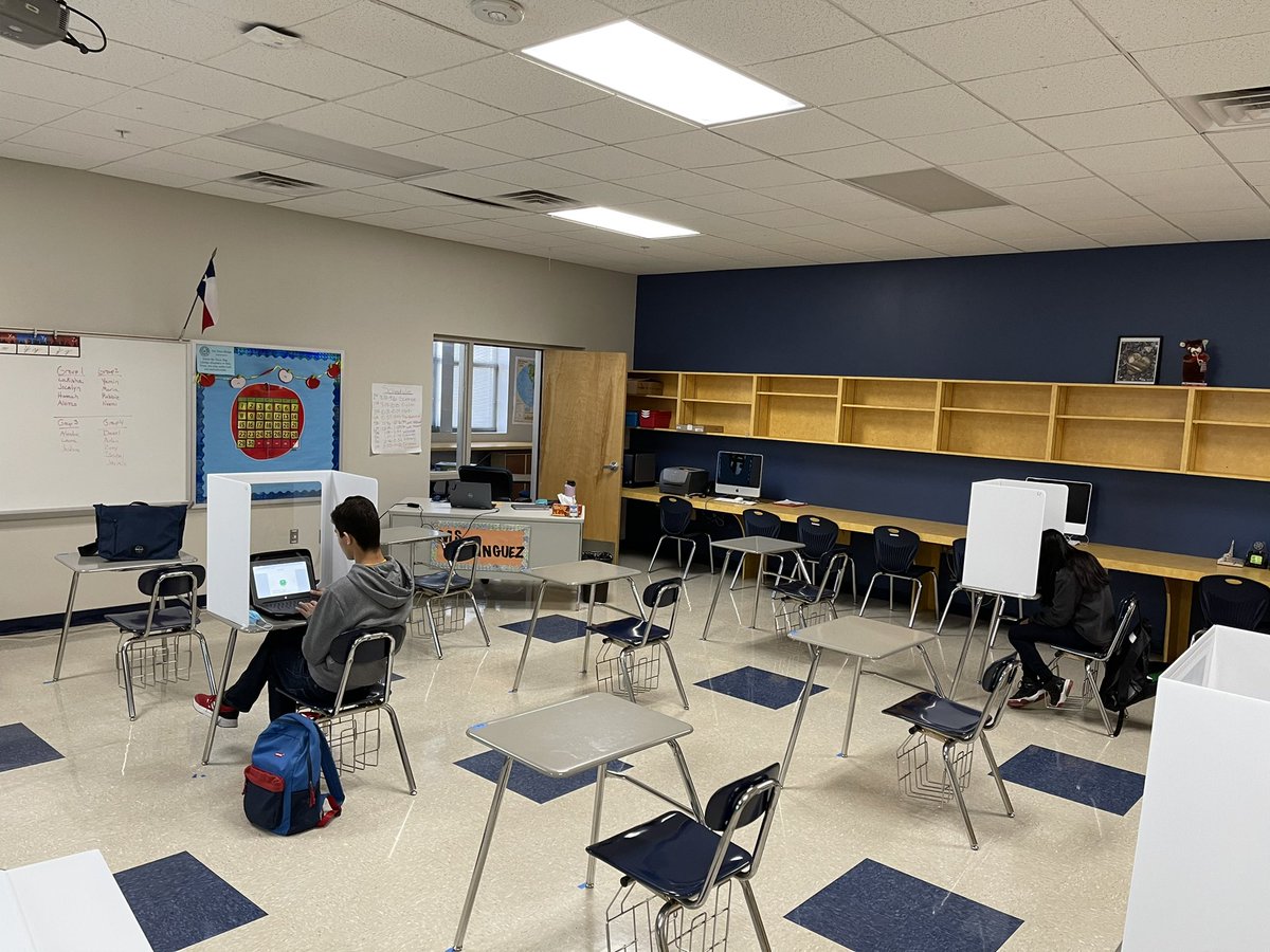 Students working hard online and Face to Face. Love working at Eastwood Middle