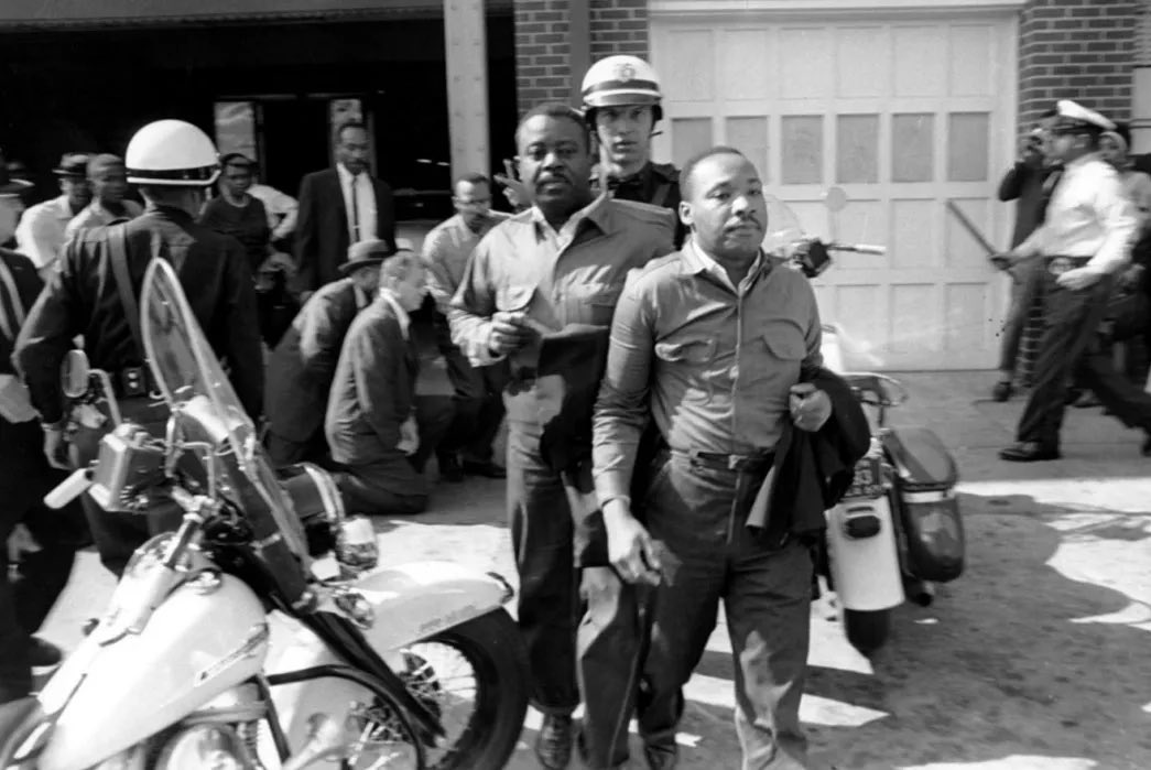 When Dr. Martin Luther King Jr. was arrested in Birmingham, Alabama in 1963, he was wearing denim workwear. He wasn’t wearing his “Sunday best.” He was aware of the politics of denim. It was this MLK that wrote ‘Letter from a Birmingham Jail’.  #BlackHistoryMonth  
