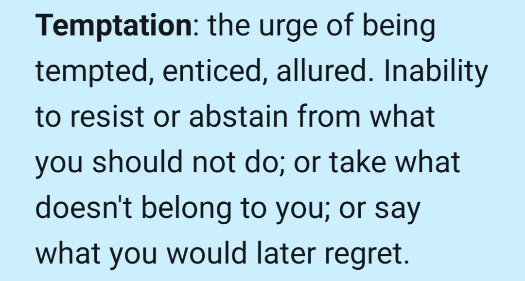 On a scale of 0 to 100, how much power do you have over temptations? 0 = no power, always tempted100 = not tempted at allType your answer e.g. 0, 1 .. 25 .. 50 .. 75 .. 99, 100