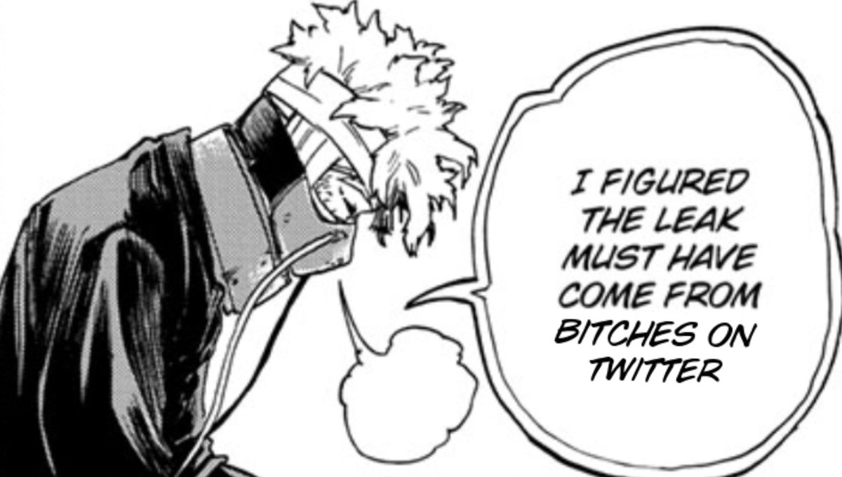 StoneBrosRiseUp's tweet photo. Hawks talking about leaks this chapter https://t.co/8a4ZqHST8T