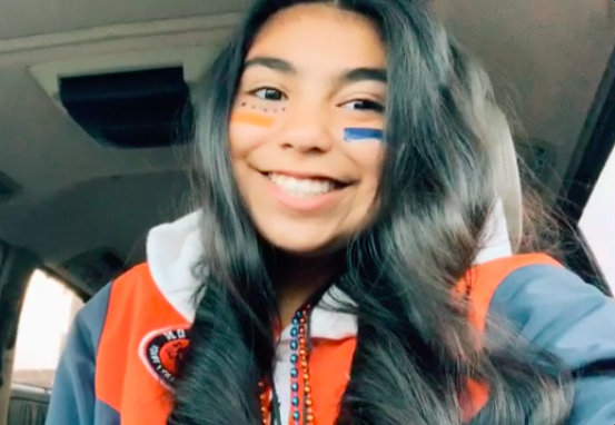 BearsOutreach's tweet photo. Highlighting Andrea Reyes, Lucy Gold, Anjelize Camacho &amp; Isabelle Katz from @WPCPAthletics who play football solely because it is the sport they love.

#NationalGirlsAndWomenInSportsDay https://t.co/QB10O0ekdm