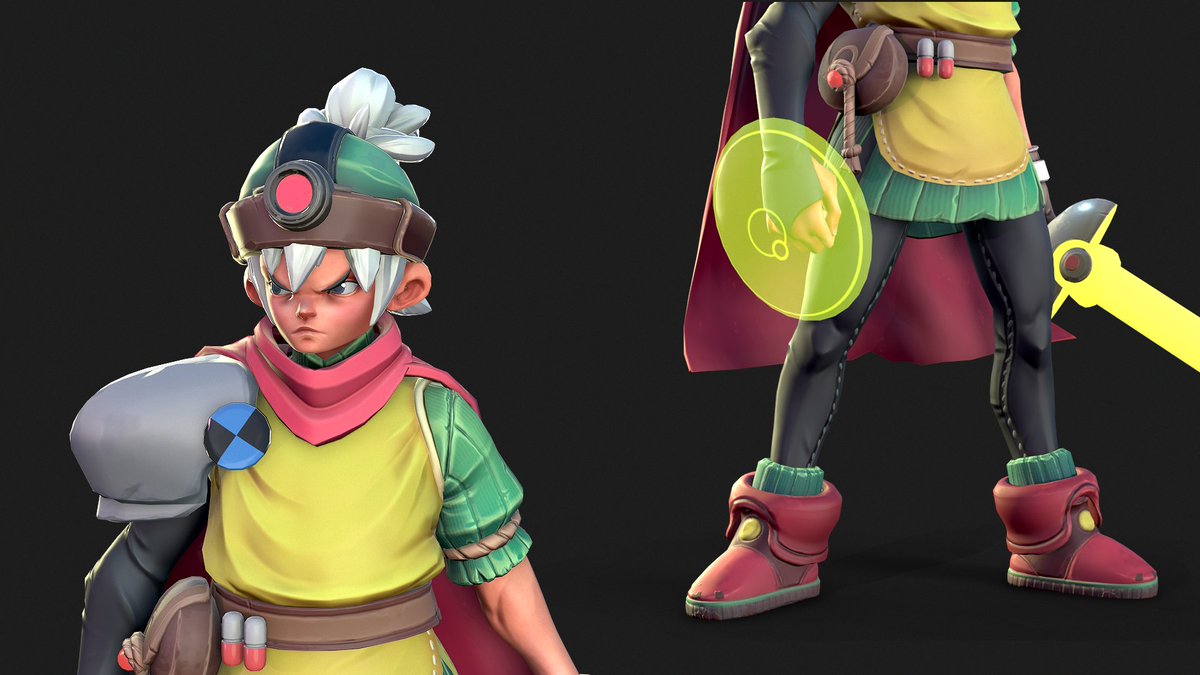 Yiname1's tweet photo. Hi, check out my latest character based on @MrDaniDiez's awesome concept ! 
https://t.co/qBO8HvbgDh
 #characterart  #character #3dart #charactermodeling #gameart #3dart #3dmodeling https://t.co/a6T2xNuvaG