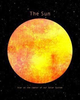 Alex Kingston as the Solar System