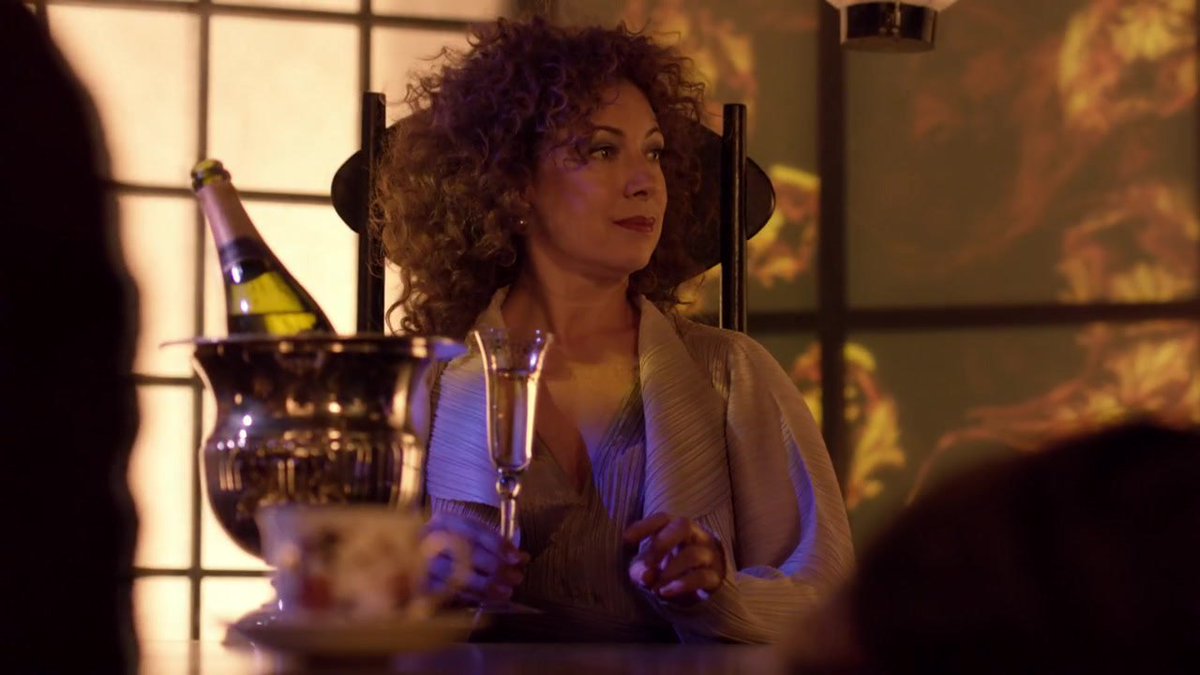Alex Kingston as the Solar System