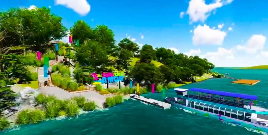 TE2021's tweet photo. Espectacular 🏝  en 70 días estará listo el nuevo atractivo turístico en la "ISLA DEL AMOR" ubicada en el Lago de Managua para el disfrute y esparcimiento de las familias nicaragüenses.

#Nicaragua #AvancesDelBuenVivir https://t.co/7QZcpC81aJ