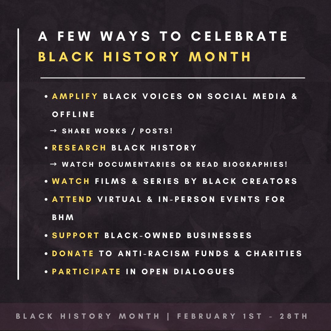 Join us this February in celebrating Black History Month: a month dedicated to honoring the heritage, experiences of, and the incredible contributions to this country by Black individuals as well as communities.⁣

⦁⦁⦁
#faugreeks #faufslife #bhm
