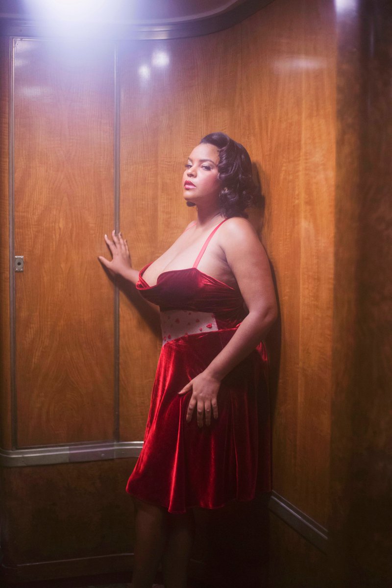 Dream Valentine's Day dress... <a href="/JennyRieu/">Jenny Rieu</a> in the Rebelle Short Gown shot by Bao Ngo.