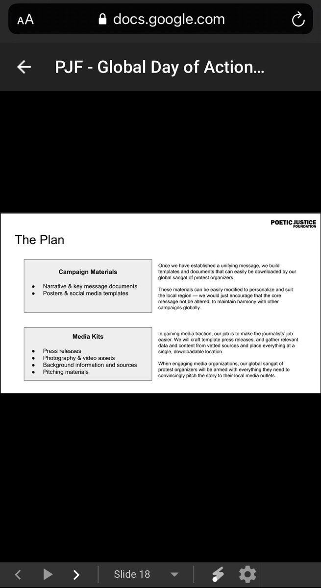 5. ‘Provide resources for journalists to develop stories’6. ‘Our job is to make the journalists’ job easier’The presentation provides guidelines to protesters to help provide fake news spins & narratives to journos in India. #IndiaAgainstPropaganda  #IndiaTogether