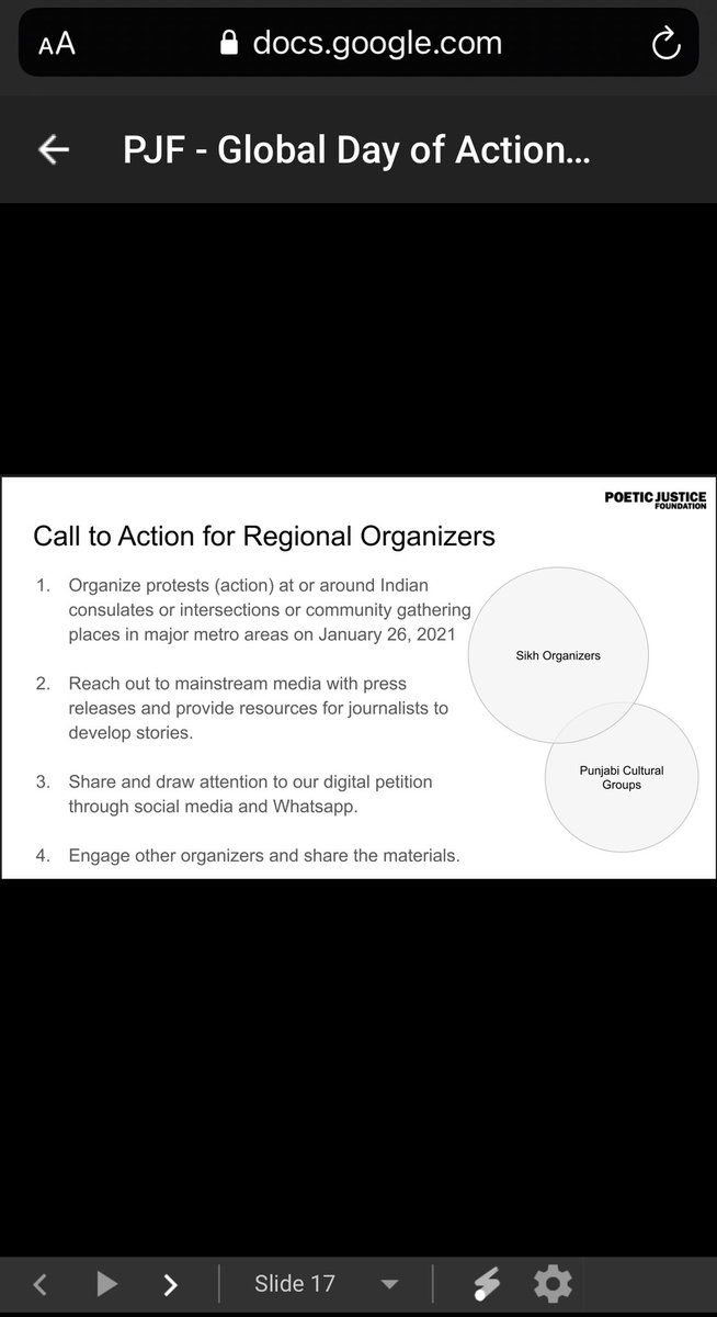 5. ‘Provide resources for journalists to develop stories’6. ‘Our job is to make the journalists’ job easier’The presentation provides guidelines to protesters to help provide fake news spins & narratives to journos in India. #IndiaAgainstPropaganda  #IndiaTogether