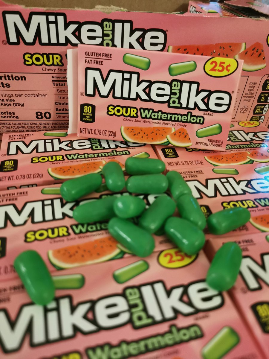 Our favourite kind of Mike &amp; Ikes 😍 Sour watermelon 🍉