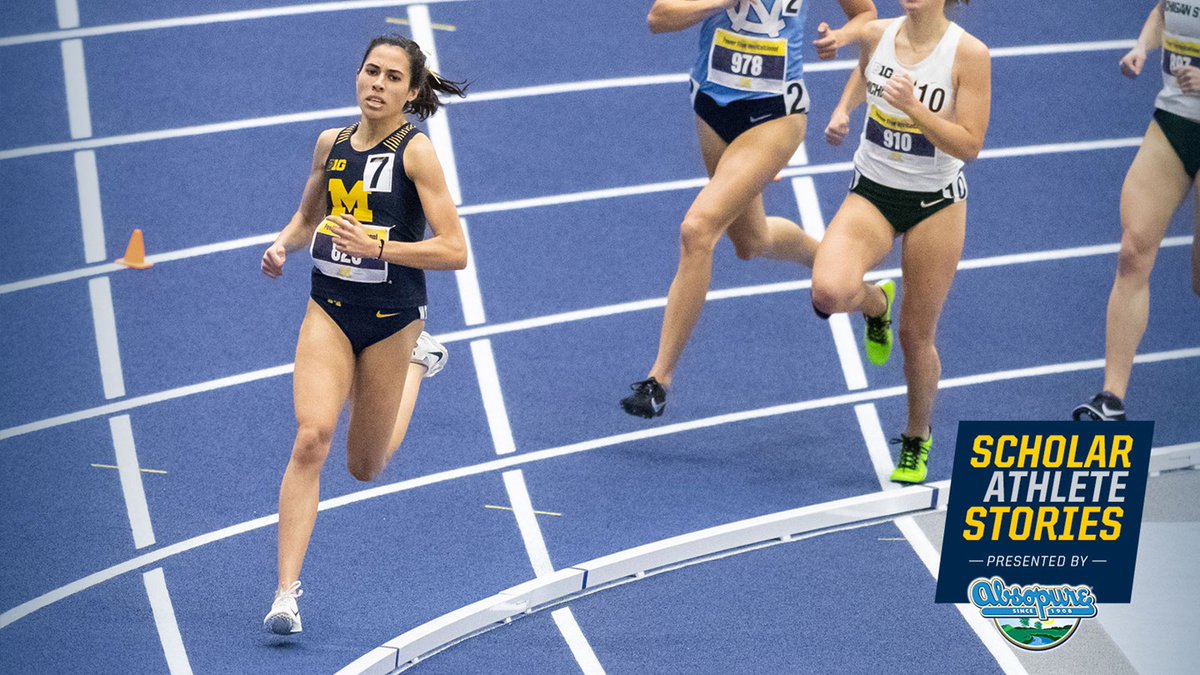 UMichTrack's tweet photo. On this National Girls &amp; Women in Sports Day, we celebrate by sharing the SCHOLAR STORY of Jena Metwalli @jenametwalli, who found a passion for public policy -- and found power in her identity -- at Michigan.

MORE: https://t.co/9v7o1pY7rl

#GoBlue #NGWSD https://t.co/TX0DlwoPzt