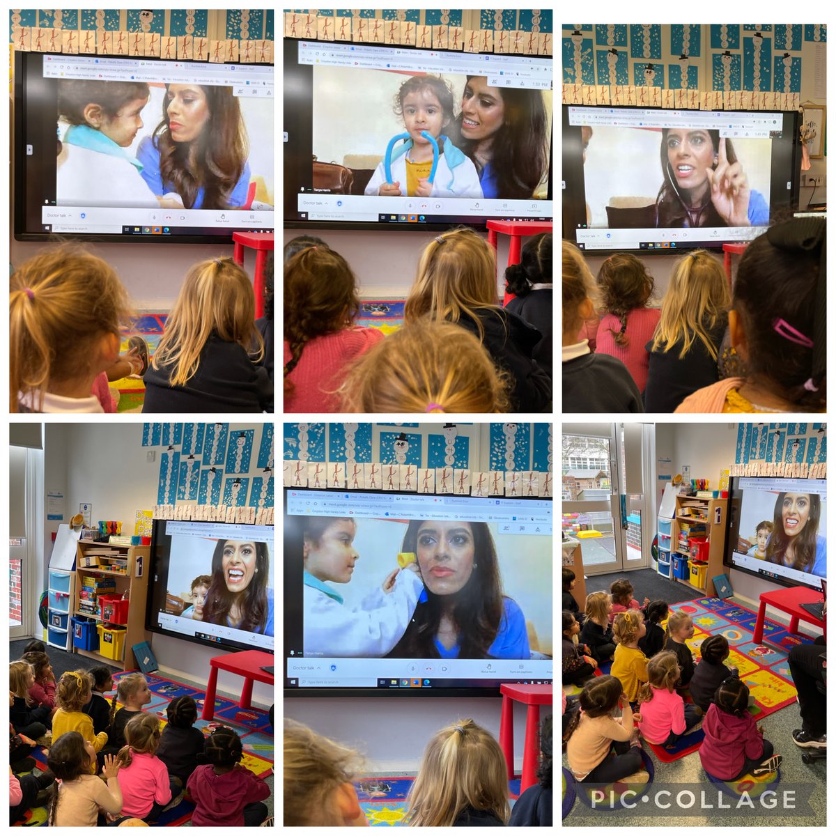 The nursery girls had a very special video call today! Dr Clarke &amp; mini Dr Clarke came to speak to us about what it means to be a doctor &amp; how we can look after ourselves and others around us! The girls really loved it! #EveryGirlEveryDay