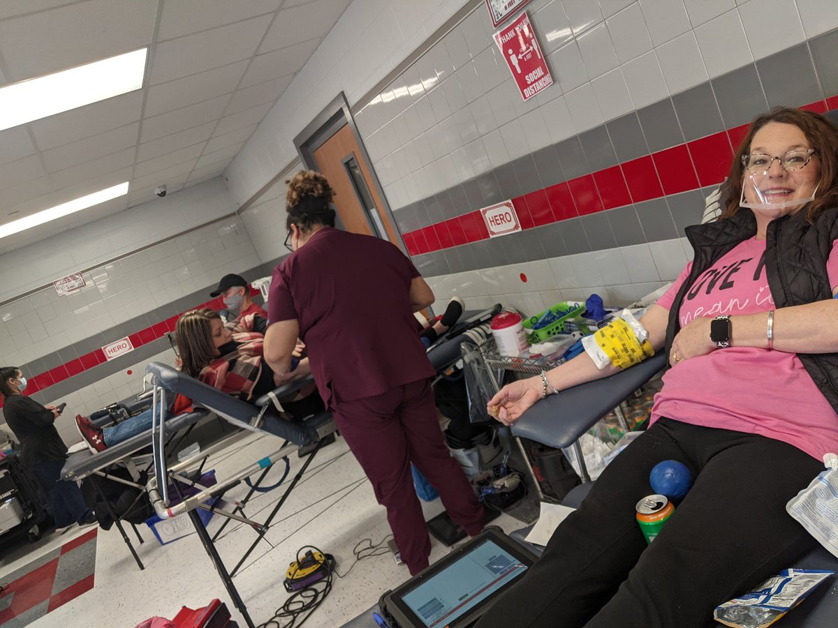 Blood Drive at HHS IN FULL SWING! Come save a life!