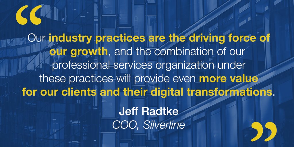 silverlinecrm's tweet photo. We’re excited to announce the promotion of Jeff Radtke from his current role as Chief Delivery Officer to COO as well as a refocus of our corporate presence to drive client value. Read the full press release here: https://t.co/hkGZA70P0U https://t.co/BxZH3L6f2r