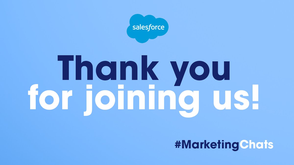 And that's a wrap for this month's #MarketingChats!

We had so much fun! 💬  🤩 

Thank you to everyone who participated today! 👏 👏 👏