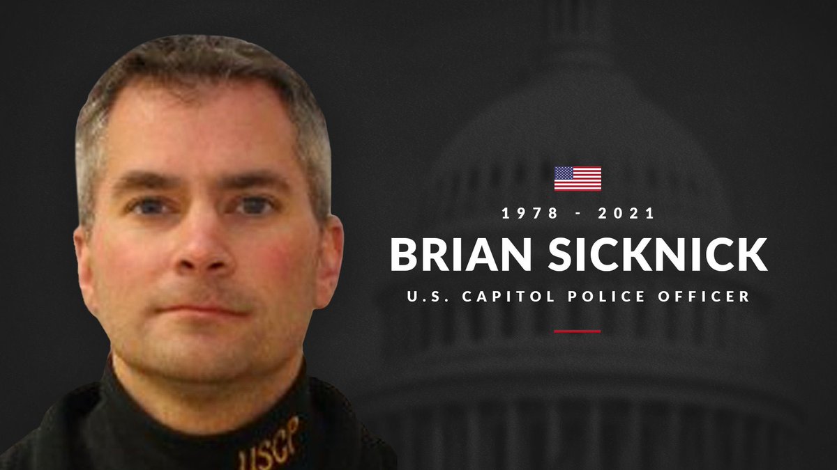 The courage and patriotism Officer Brian Sicknick displayed during the attacks on our Capitol will never be forgotten.   Today, our nation pays tribute to Officer Sicknick as he lies in honor in the Capitol Rotunda.   Join me in praying for his family, friends, and loved ones.