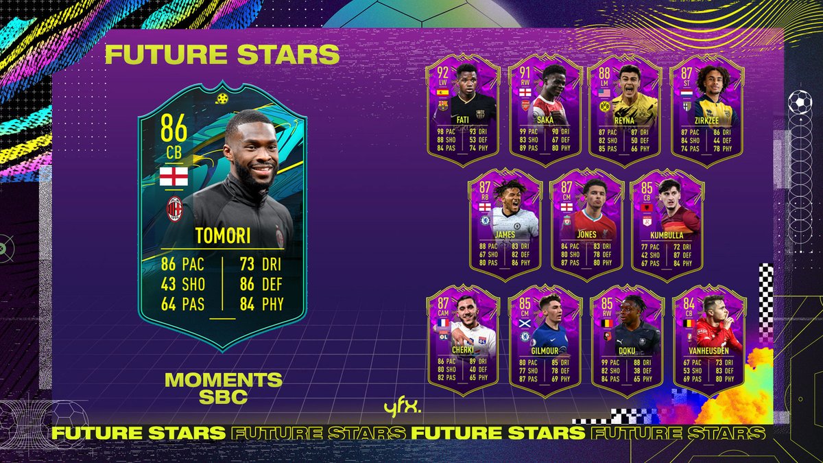 A beautiful strike from long distance. 86 Moments Fikayo Tomori SBC for his goal against Wolves last season.