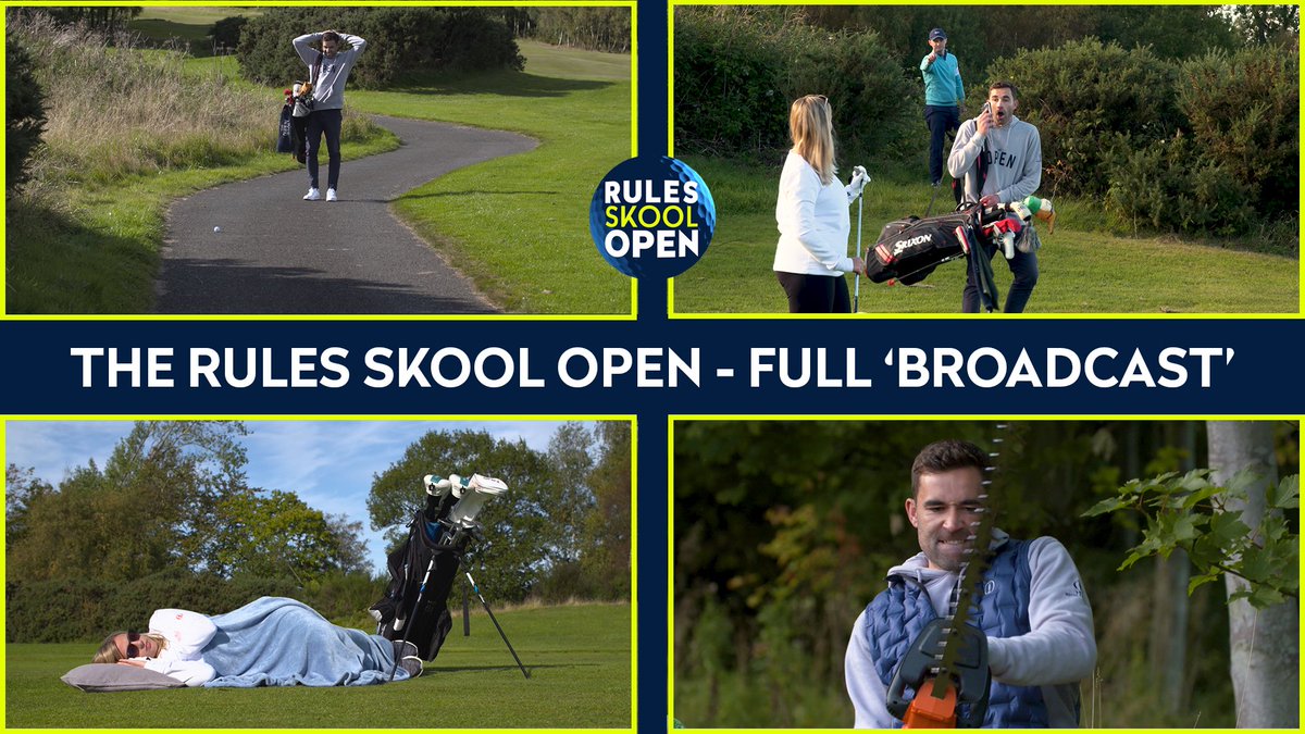 Open rules. Golf rules.