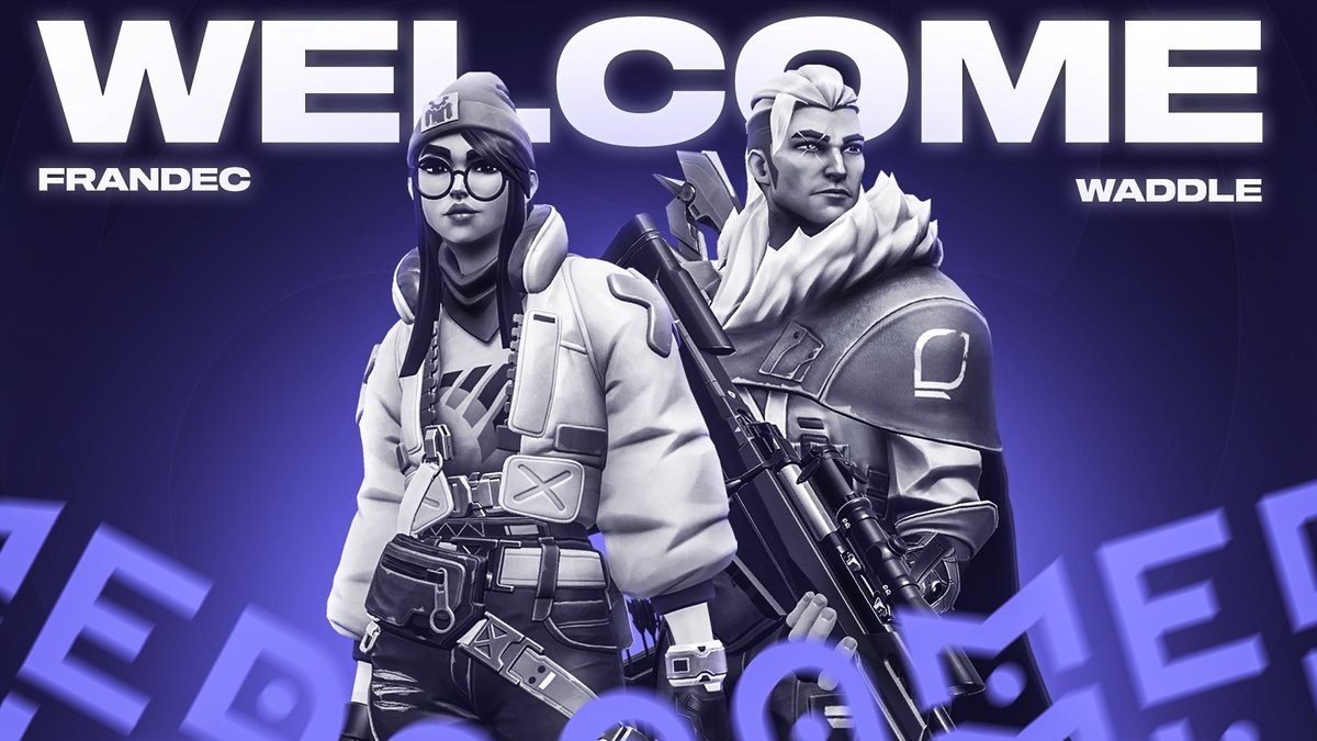 ProphecyESC's tweet image. Deux nouveaux membres rejoignent notre section #VALORANT :

🔻@waddlevalorant
🔻@frandeccc 

Ils nous représenteront lors des #ValorantChallenger en compagnie de @kaynntv, @NyzoR_ et PanniKK. 

Un grand bienvenue à eux ! 🤝

#ObeyTheProphecy 🟣⚫️