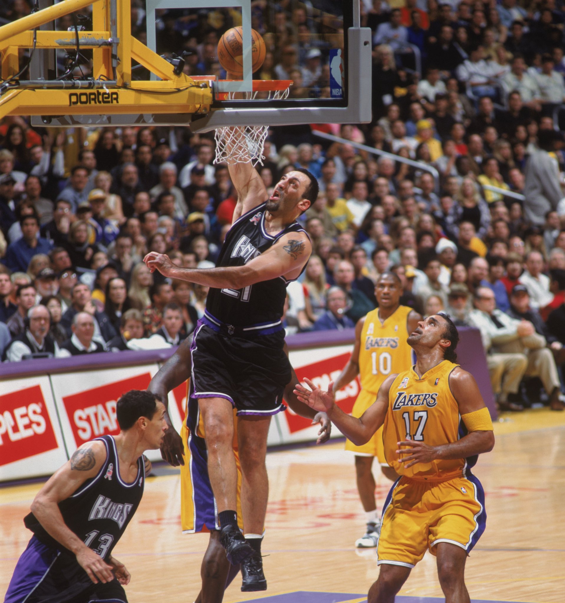 To wish Vlade Divac a Happy Birthday.   : Chris Covatta/NBAE via Getty Images 