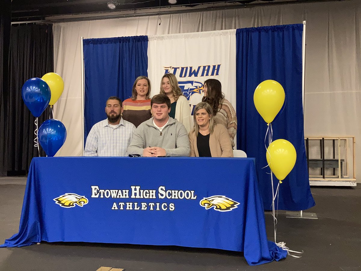 <a href="/etowahfootball/">Etowah Eagles Football</a> would like to congratulate <a href="/BlakeBohannon2/">Blake Bohannon</a> <a href="/jadenfield3/">jaden field</a> on their signing today <a href="/kennesawstfb/">Kennesaw State Football</a> <a href="/WNEUniversity/">Western New England University</a> We look forward to the great things they will do! Eagle Nation is proud of you! <a href="/Etowah_Recruits/">Etowah FB Recruits</a> <a href="/EtowahHS/">Etowah High School</a>