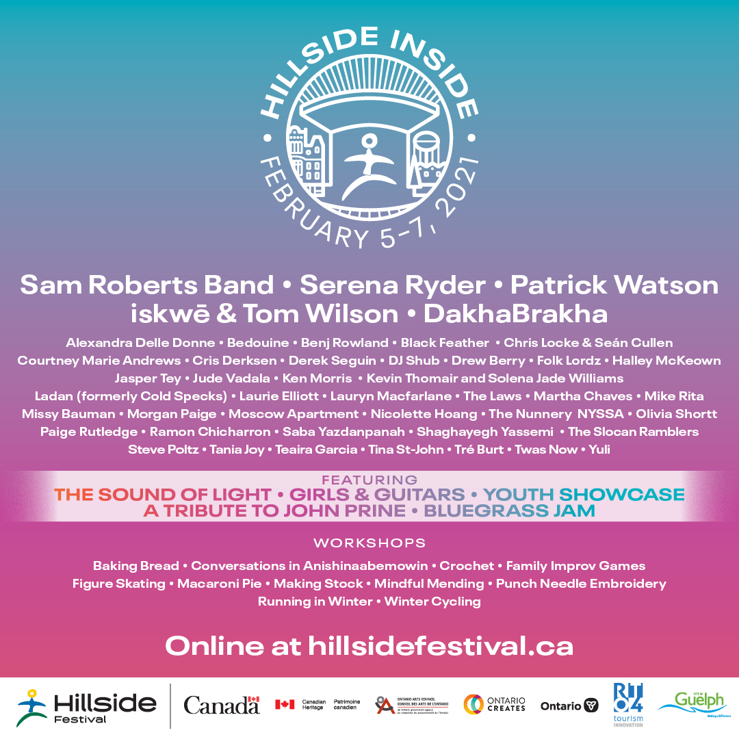 TWO (2) more sleeps until #HillsideInside2021! Tell us about your plans and who you're excited to see🤩
Hop on over to our website for more details about our fantastic lineup: hillsidefestival.ca
