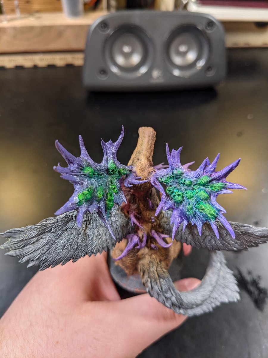 SteepTPainting's tweet photo. WIP on the Canuckmera from @CreatureCaster!!β β β
#monsterclay #art #sculptureart #artist #gallery #sculptor #sculptureartist #creaturecaster #chimera #basing #waterfall #rocks #miniature #miniatures #tabletop #tabletopgames #tabletopstrategy #miniaturepainting #oils https://t.co/7WluwyA0Ur