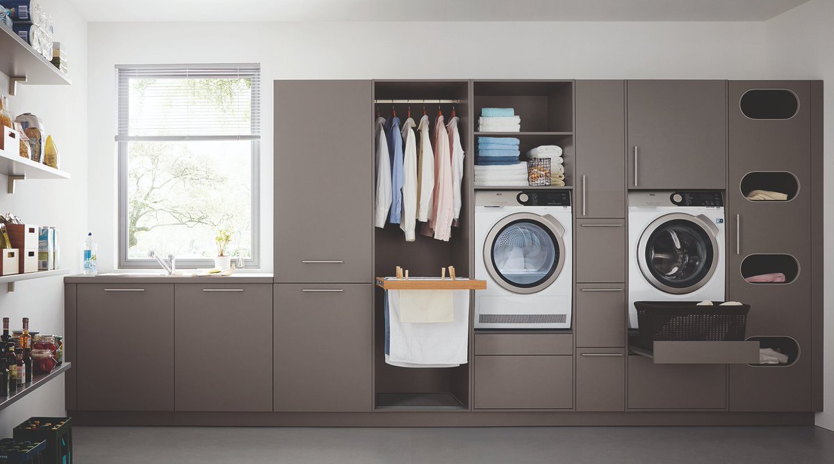 Looking to add a utility room or pantry to your kitchen design? There's finally a solution to keeping everything organised and out of the way! View the Utility Room page here: jdkitchens.co.uk/kitch.../schul…