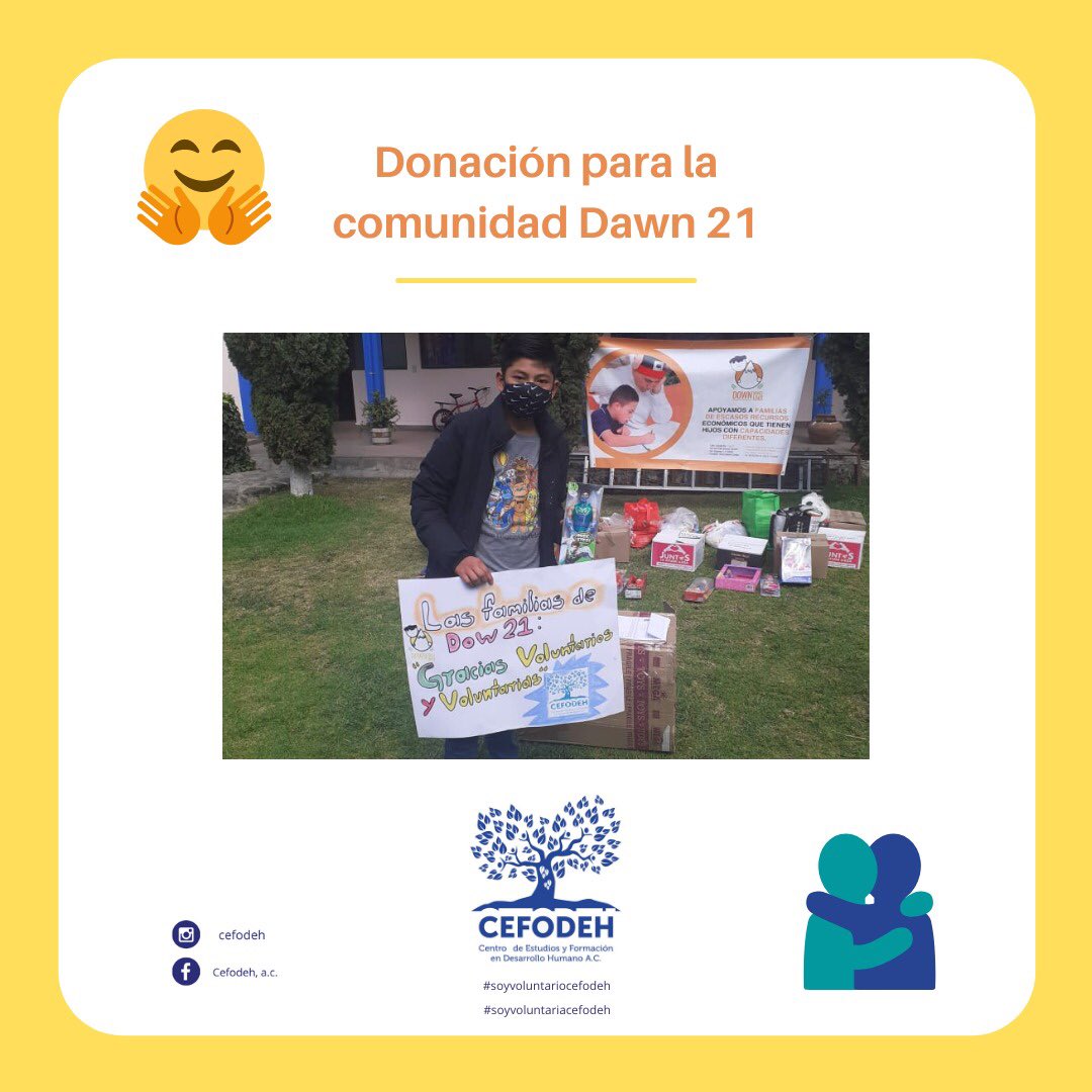 CefodehMexico's tweet photo. Agradecemos de todo corazón a todos los voluntarios que hicieron esto posible ❤️✨
#soyvoluntariocefodeh 
#soyvoluntariacefodeh https://t.co/F5bCNyA9S8