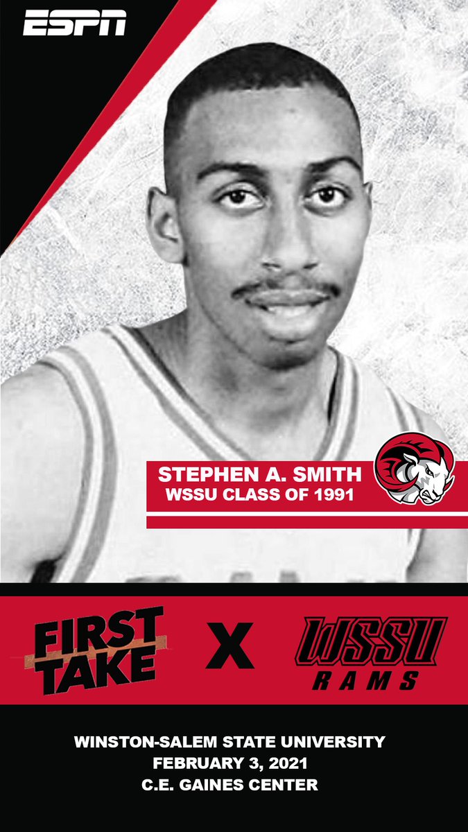 WSSU_Athletics's tweet photo. Tune in! #FirstTake 

🔗: https://t.co/9bMKSMPQx2 https://t.co/IH4oH0Qs8I