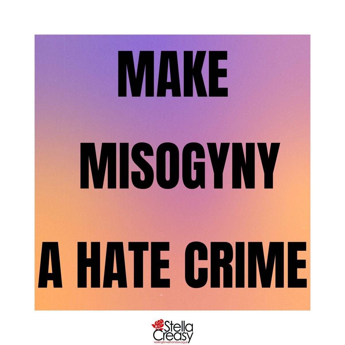 Today the campaign to make misogyny a hate crime to help tackle domestic abuse comes to the House of Lords - follow Clause 70 of the #DomesticAbuseBill to find out more. #MisogynyHateCrime
