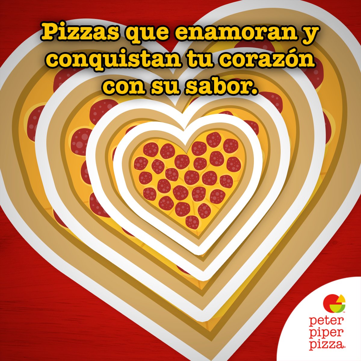 Pizzas que enamoran y conquistan tu corazón con su sabor.