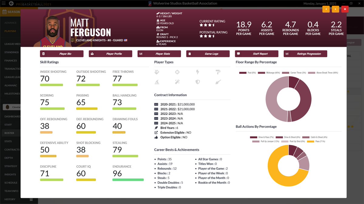 WSBAHQ's tweet photo. Another trade goes down as Cleveland is not ready to give up on their playoff hopes despite the injury to their star Marvin McDonald.

Cleveland picks up Matt Ferguson in a deal with Memphis. Find out more tonight during our sim on #Twitch at 8pm

https://t.co/UuQDrBlEsm https://t.co/POKNvCJNli